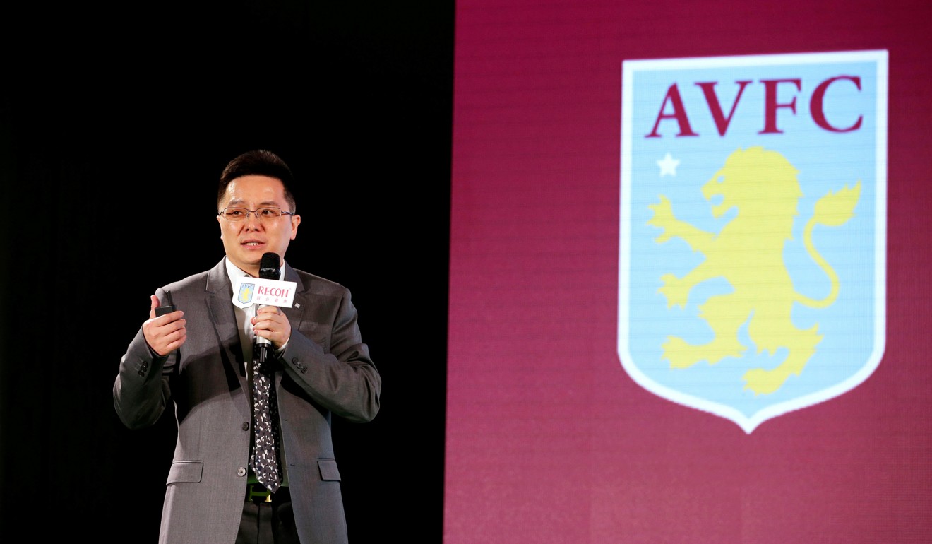 Aston Villa’s Tony Xia has certainly not been silenced. Photo: Reuters