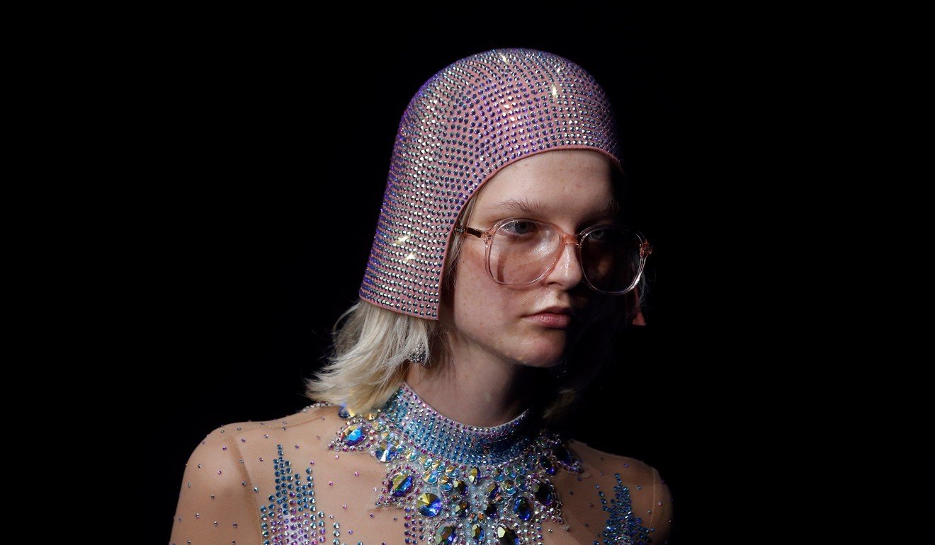 A model displays a creation from the Gucci spring/summer 2018 show at the Milan Fashion Week. Photo: REUTERS