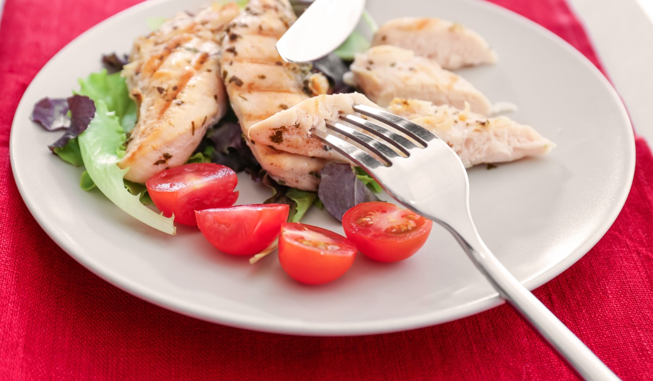 Chicken provides iron and protein, while tomatoes contain vitamin C which helps absorb iron. Photo: Shutterstock