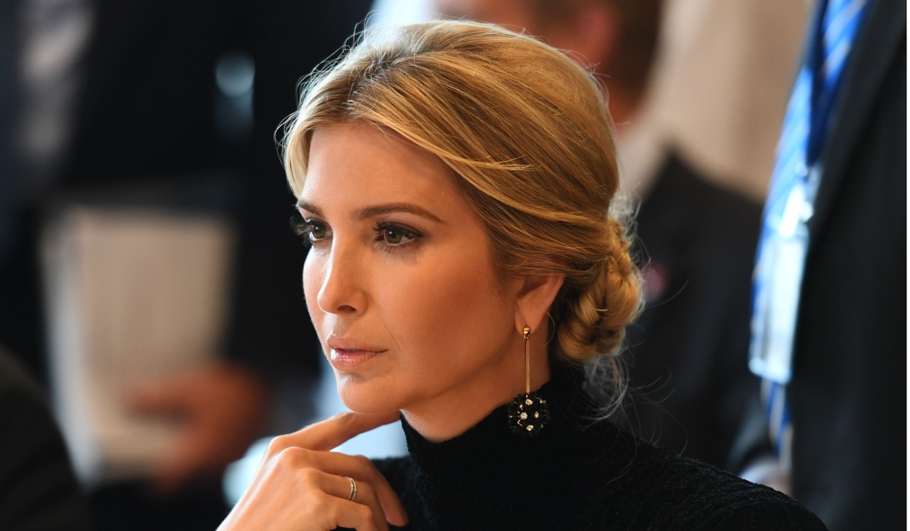 Ivanka Trump attends an event about human trafficking at the UN on Tuesday. Photo: AFP