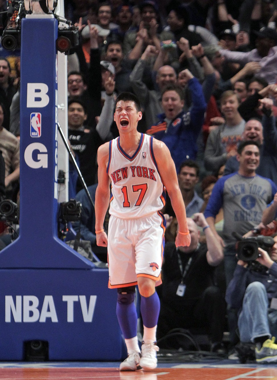 Jeremy Lin guard dazzled in the NBA in 2012, spawning a global craze known as ‘Linsanity’. Photo: AP