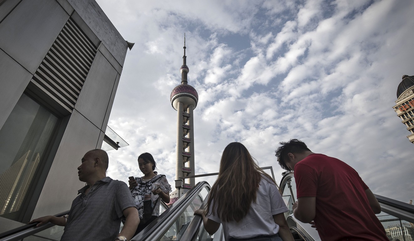Shanghai is a popular destination for mainland-born Hongkongers who leave their adopted city. Photo: Bloomberg