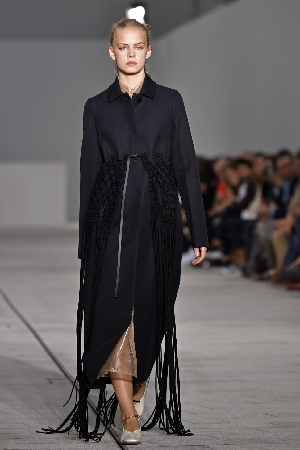 Jil Sander’s latest collection felt closest to the spirit of the original designer with pared back looks. Photo: AFP