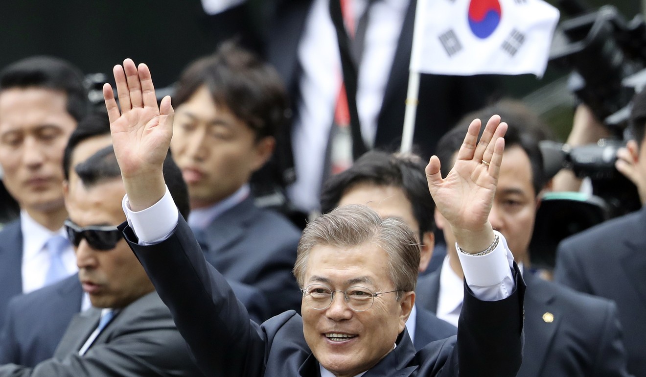 South Korean President Moon Jae-in harshly criticised the approach of his conservative predecessors to North Korea. Photo: AP