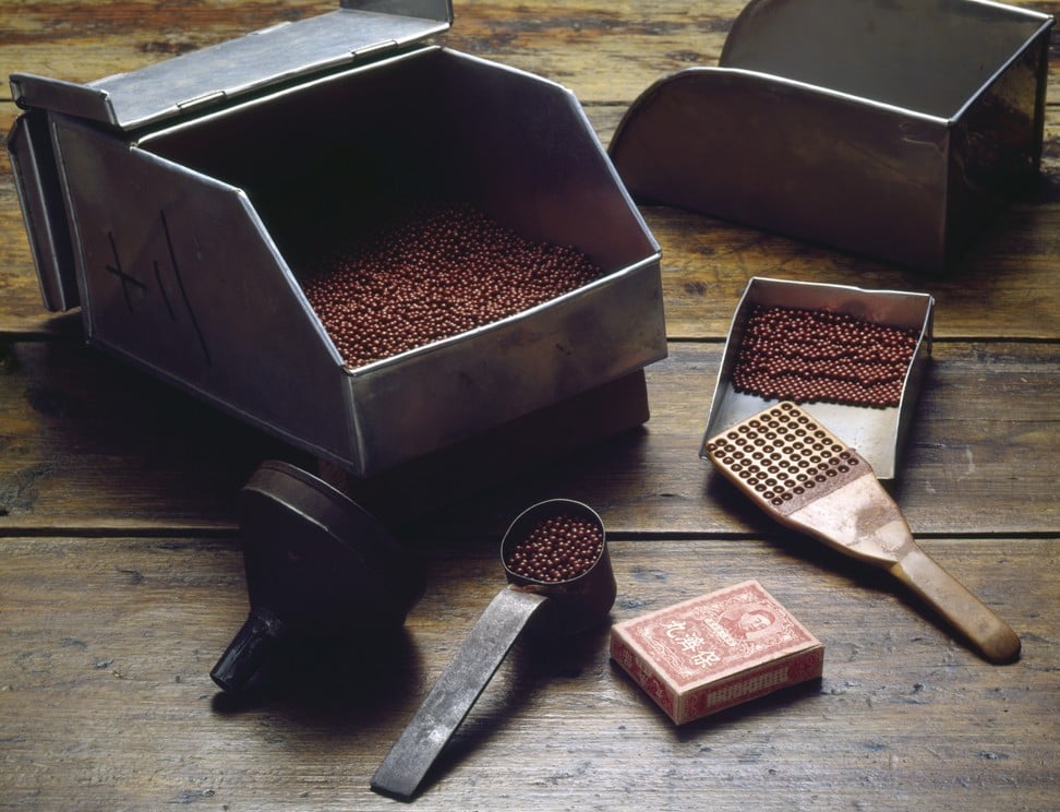 Tools used to make the pills. Photo: Po Chai Pills