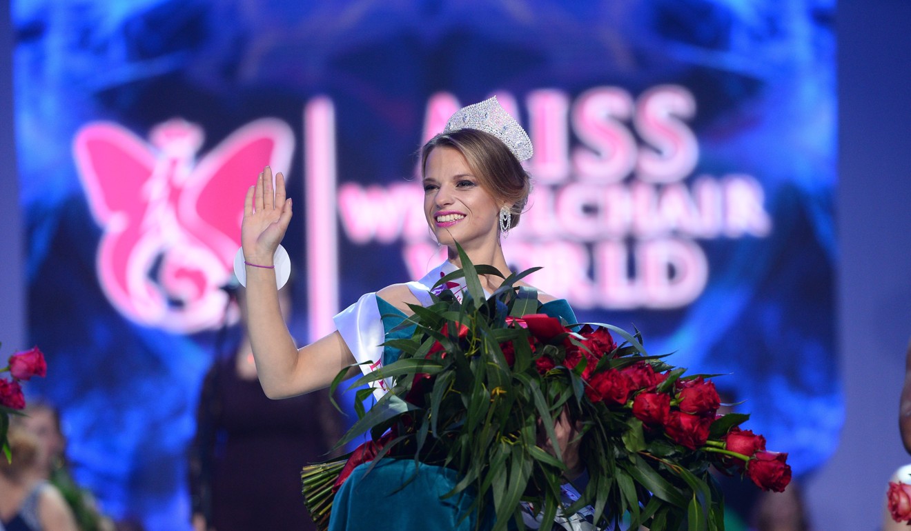 23-year-old student from Belarus becomes first-ever Miss Wheelchair ...