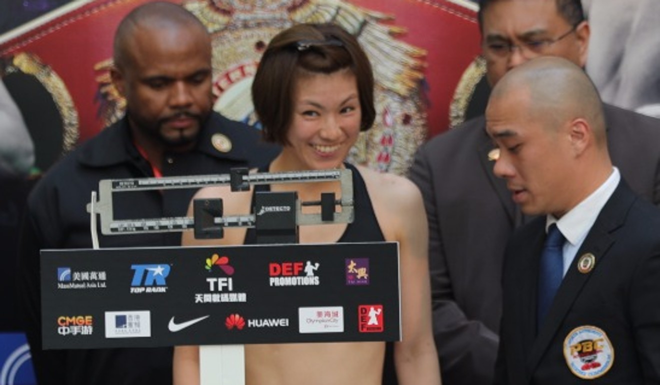 Ayumi Goto is happy she made weight for her bantamweight bout.