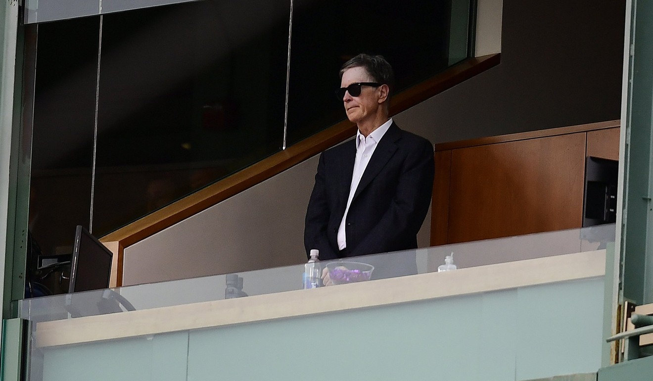 Liverpool owner John W. Henry watches as his Boston Red Sox play the Houston Astros at Fenway Park. Photo: EPA