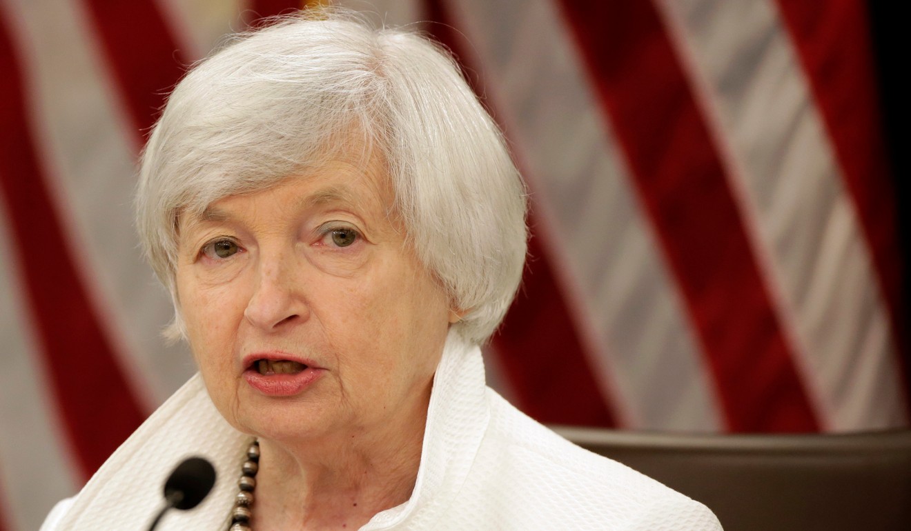 Incumbent Fed Chair Janet Yellen has come in for criticism from President Trump in the past. Photo: Reuters