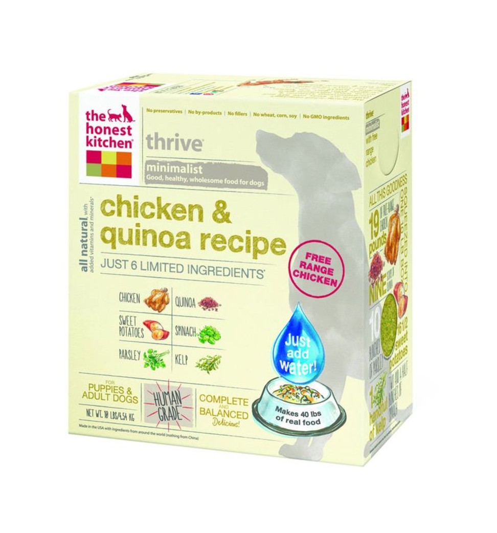 Honest Kitchen Chicken and Quinoa.
