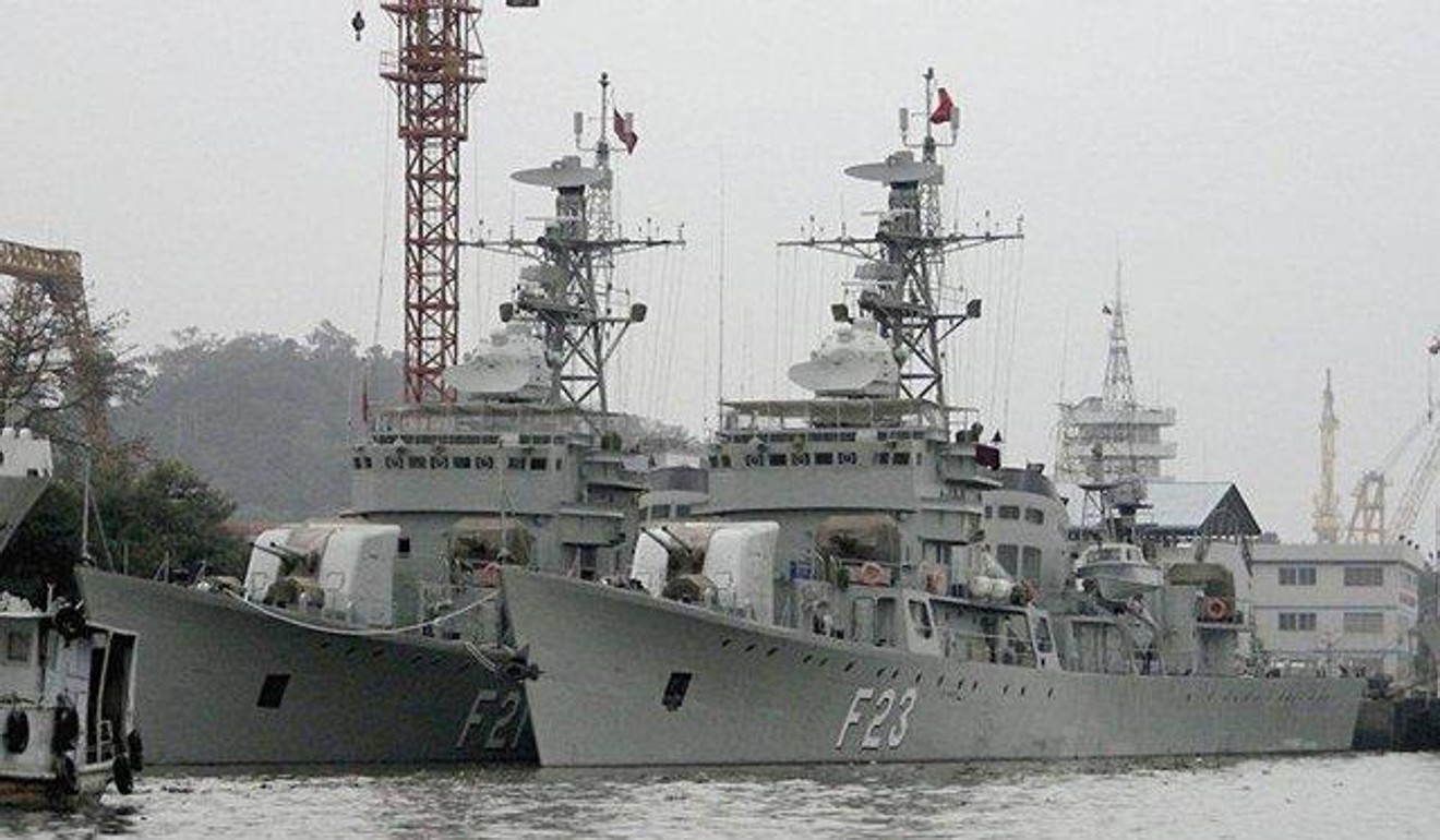 The two former Chinese Type 053H1 frigates were renammed 