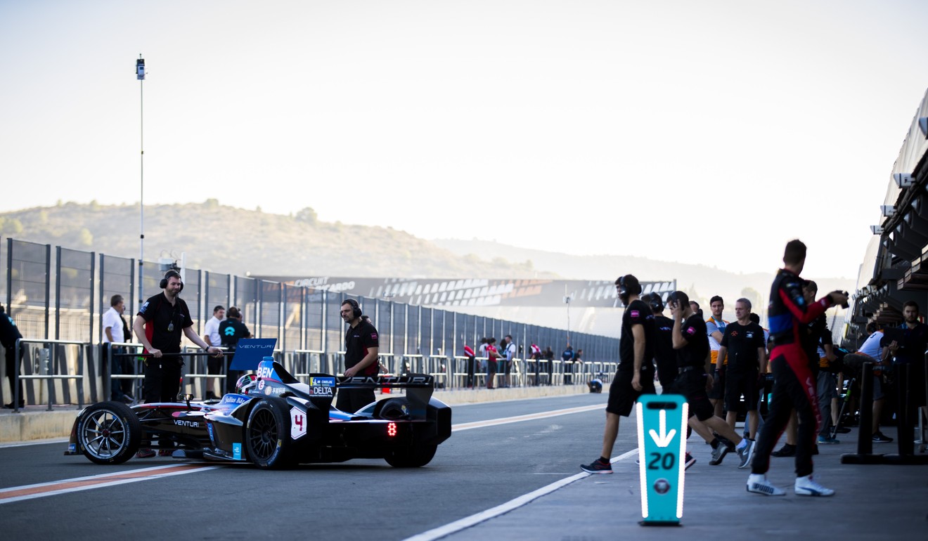 Formula E testing near Valencia. Photo: Formula E