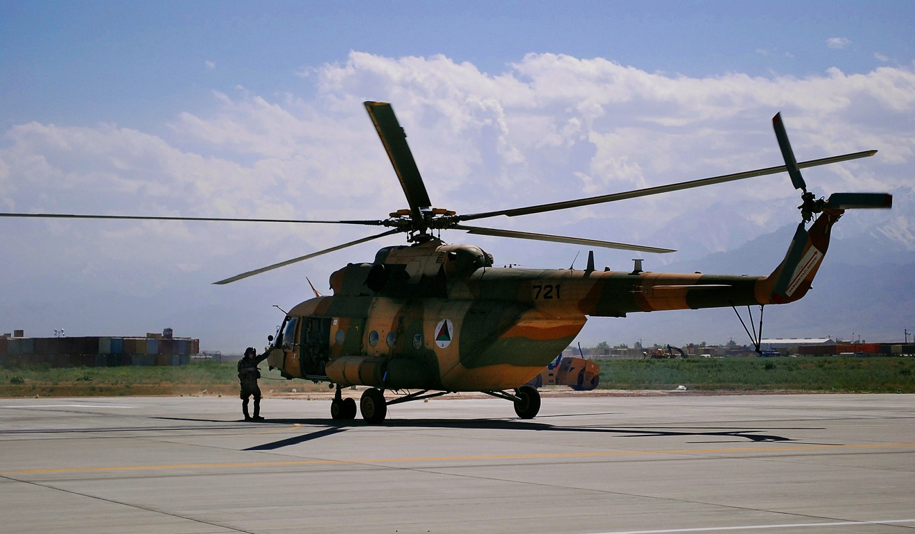 Afghanistan is phasing out the old Russian-made Mi-17 helicopter. Photo: AP