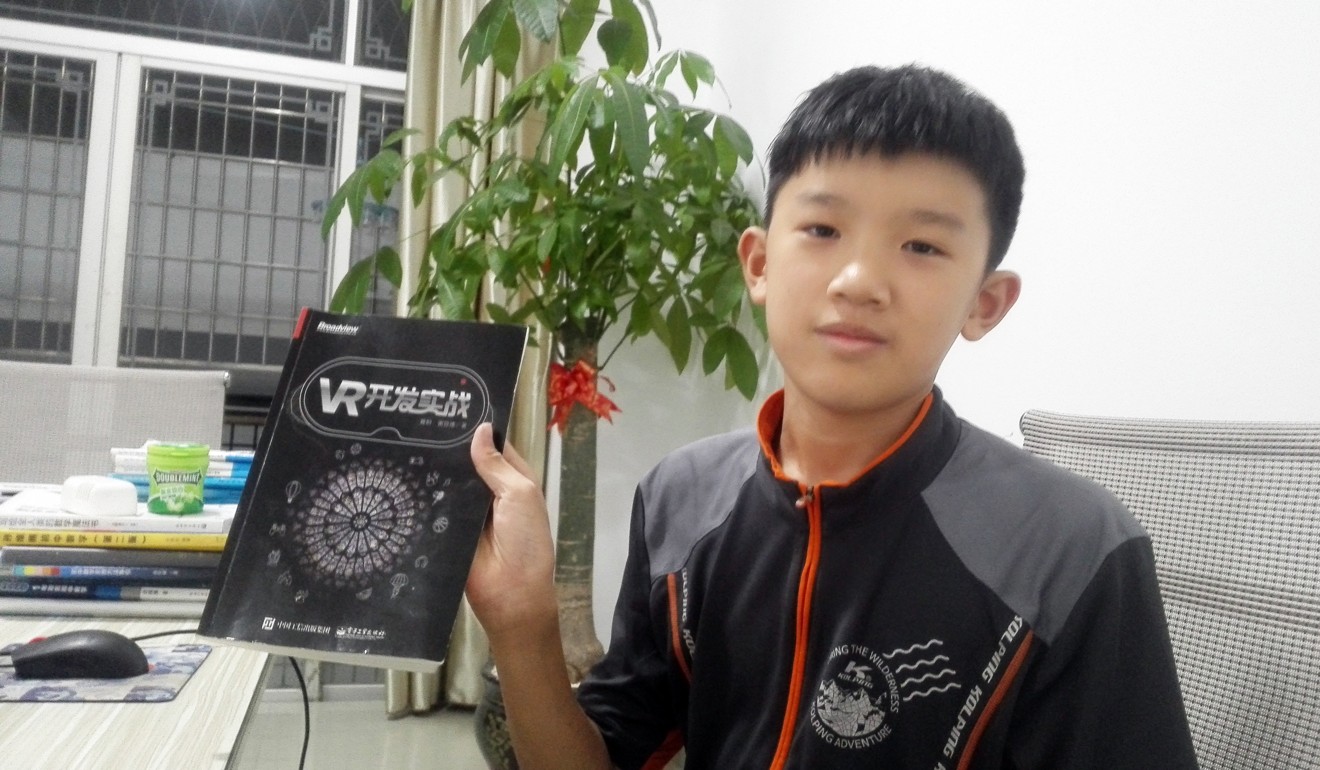 Zhang Hongwu, 12, has adhered to a rigorous daily study routine for six years, ever since his father, Zhang Qiaofeng, decided school education was not for his son. Photo: Handout