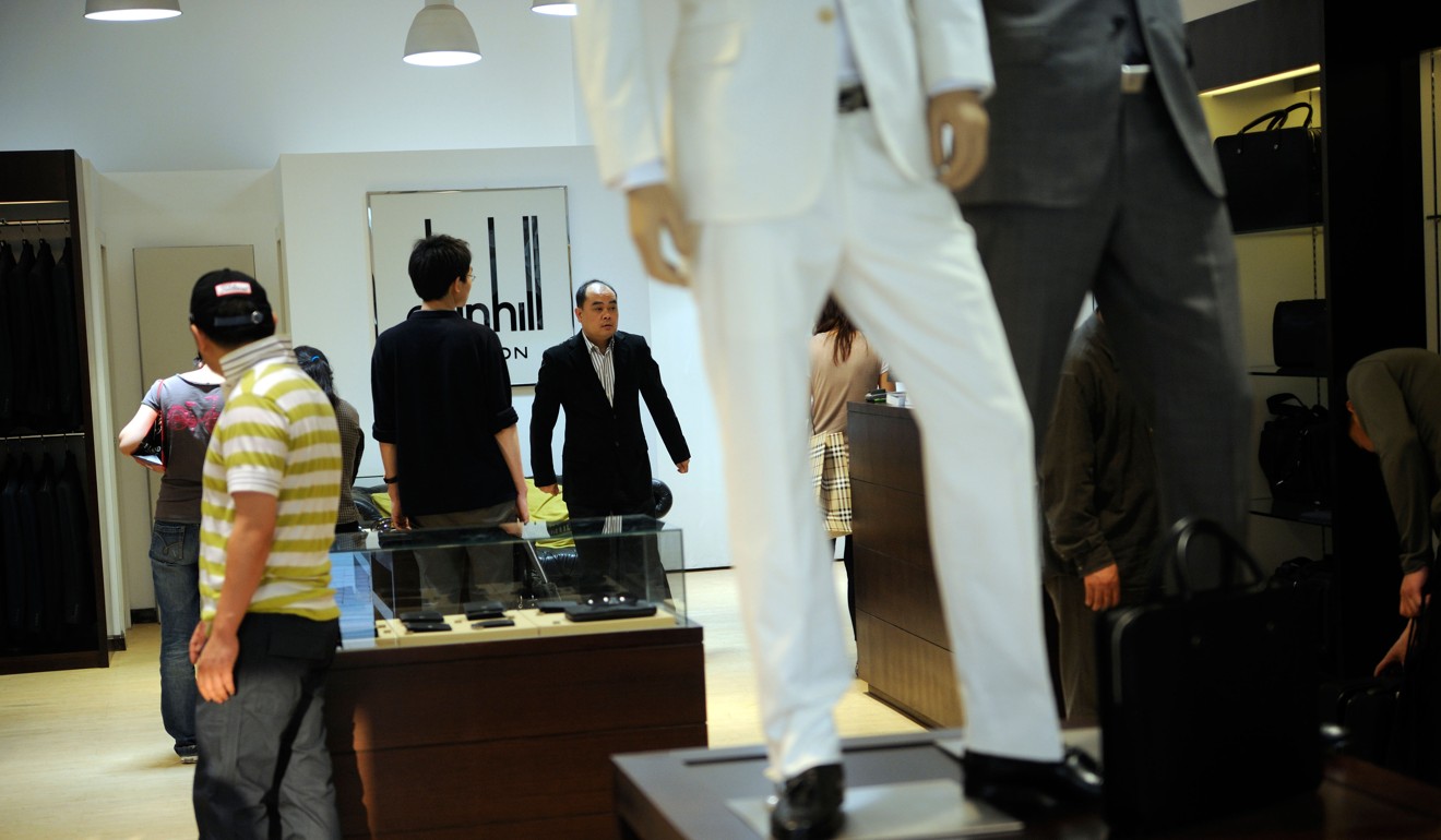 A Dunhill store in Beijing. Photo: Alamy
