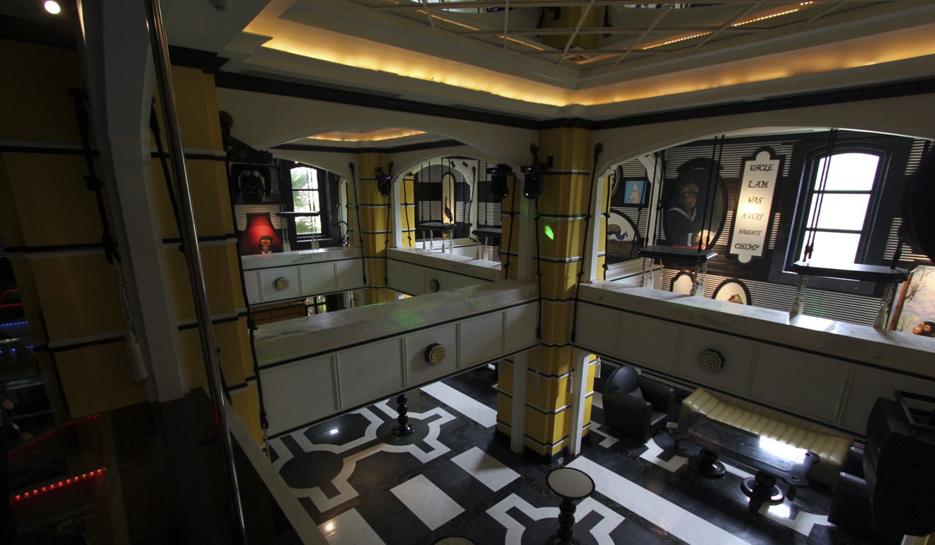 The Cheeky Monkey nightclub is styled as the home of a fictional chimp. Photo: Jamie Carter