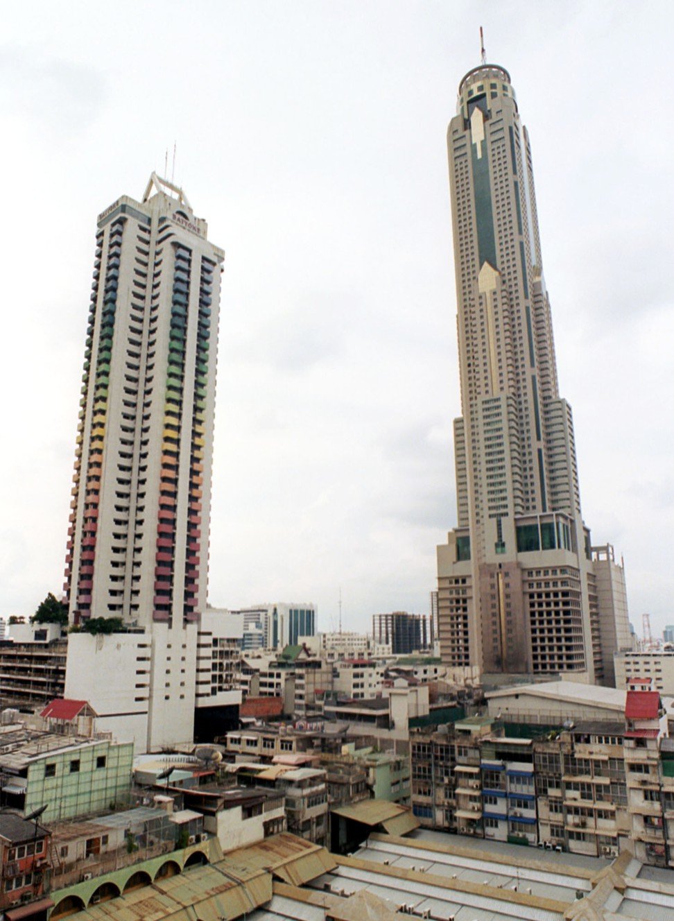 Tall stories of mystery and suspense hover around the 88-floor Baiyoke Sky Hotel in Bangkok. Photo: AP