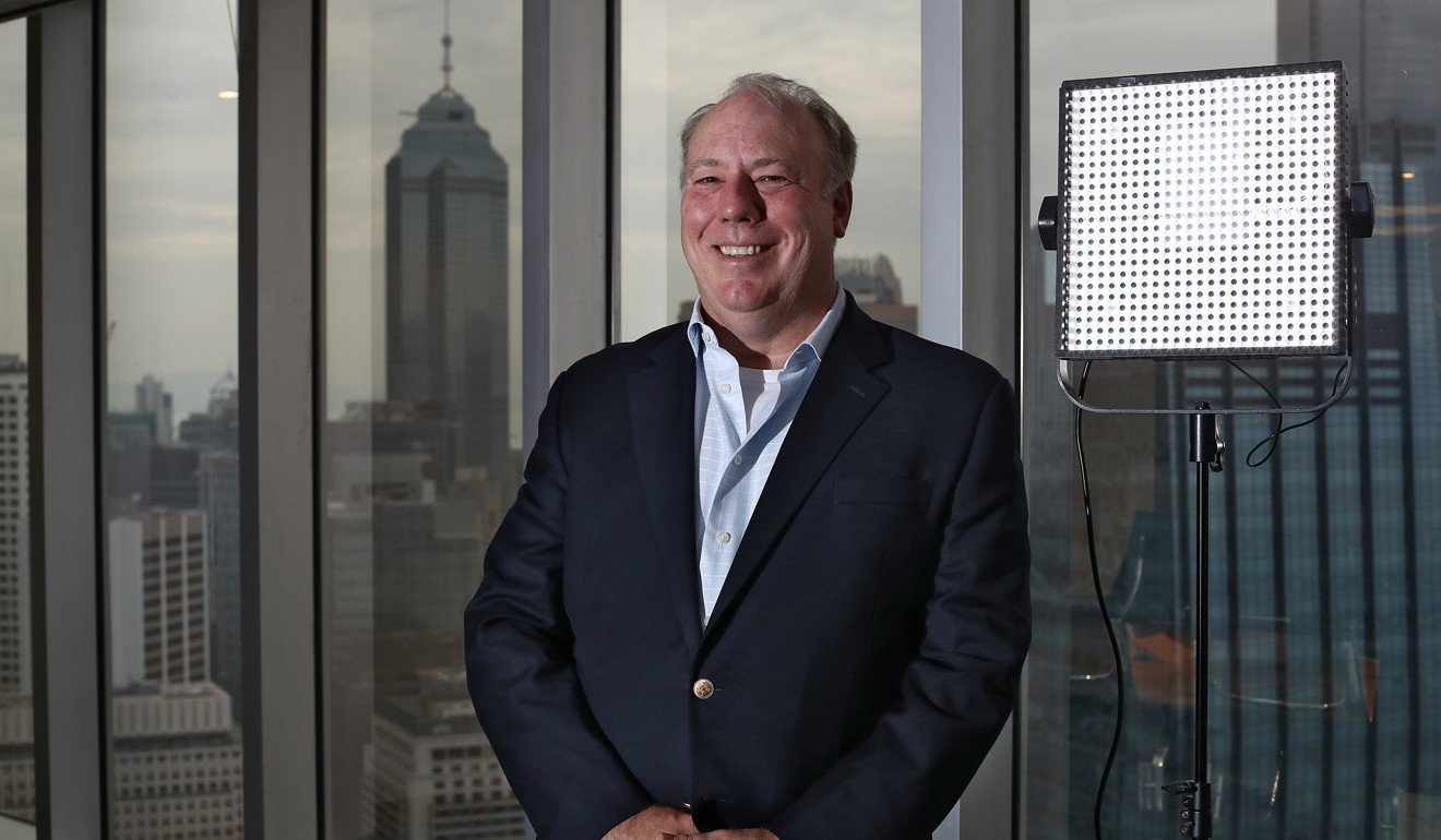 Bill Barney, chief executive officer of Global Cloud Xchange, says the company’s Eagle cable system will meet rising demand for cloud computing services and bandwidth capacity around the world. Photo: Nora Tam