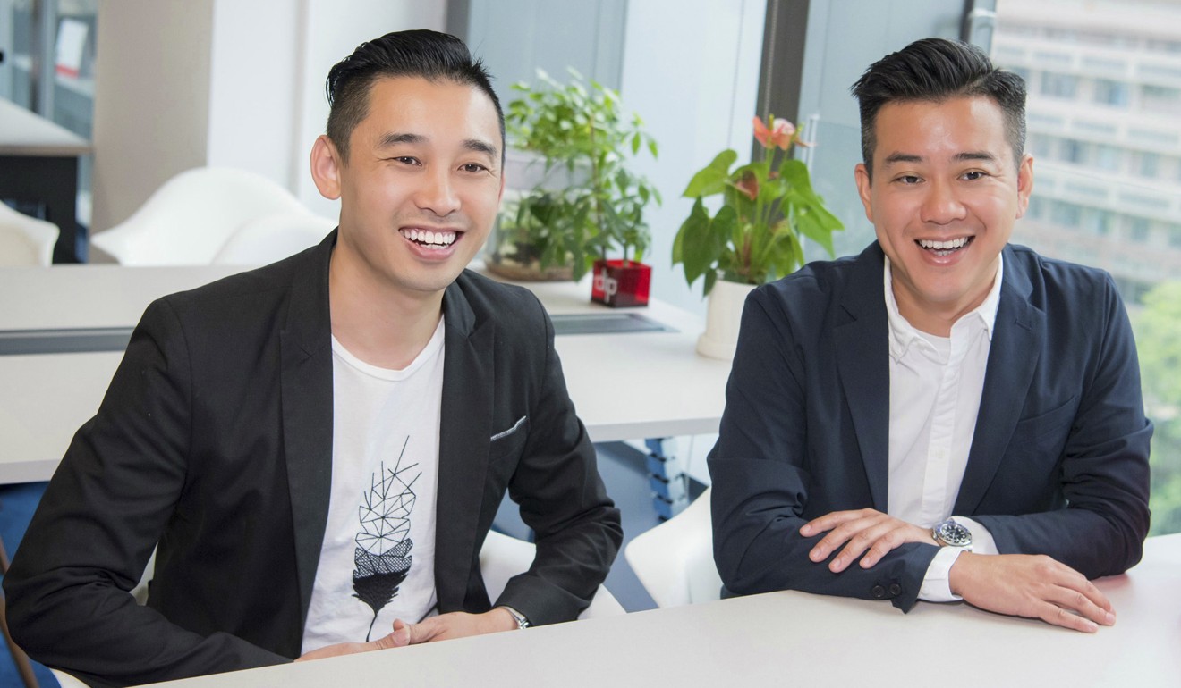 Ian Hau (left) and Leslie Au Yeung of architects and builders start-up XLMS.