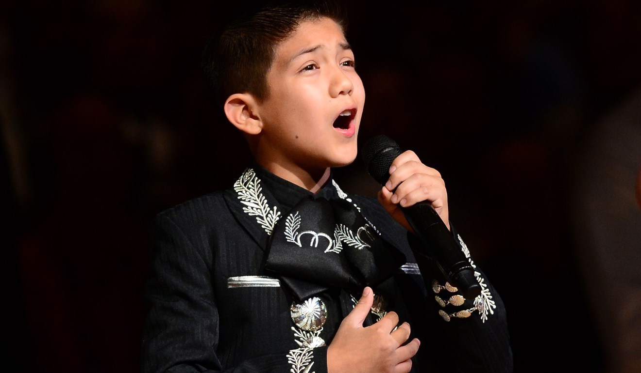 The American anthem is notoriously difficult to sing. Photo: AFP