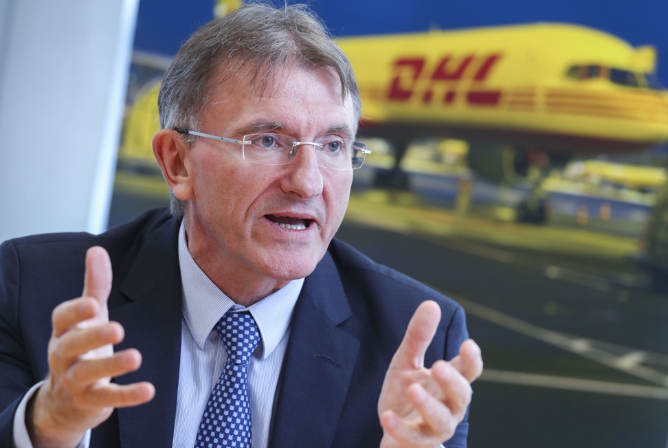 Ken Allen, chief executive officer of DHL Express, says the expanded Central Asia Hub in Hong Kong will bolster its operational capacity in Asia-Pacific. Photo: K Y Cheng