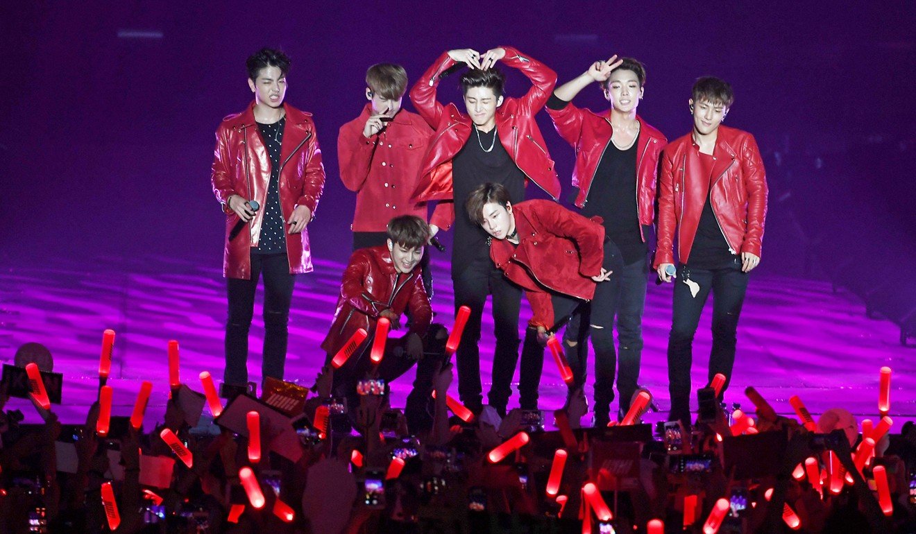 Korean singers iKon perform in Hong Kong. K-pop is now valued at a staggering US$4.7 billion, according to Bloomberg. Photo: Handout