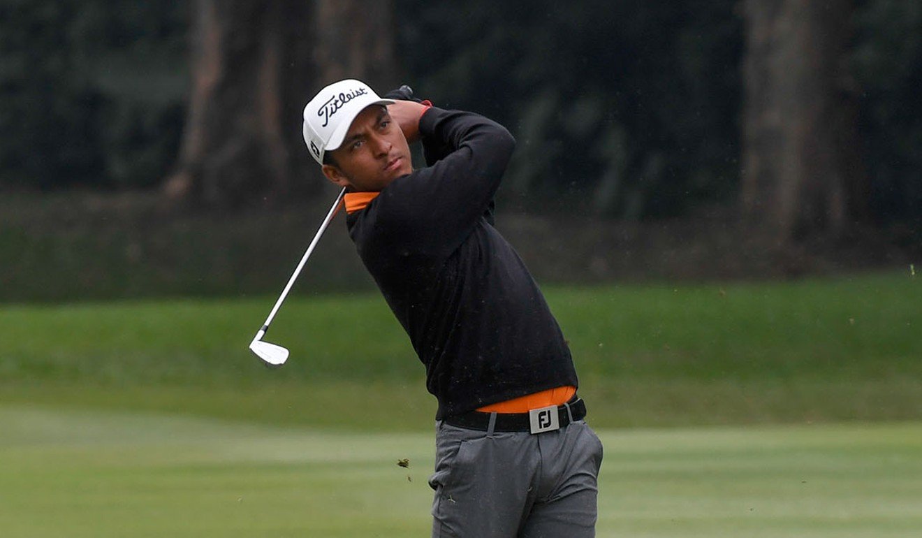 Leon D’Souza during the third round of the UBS Hong Kong Open. Photo: Richard Castka