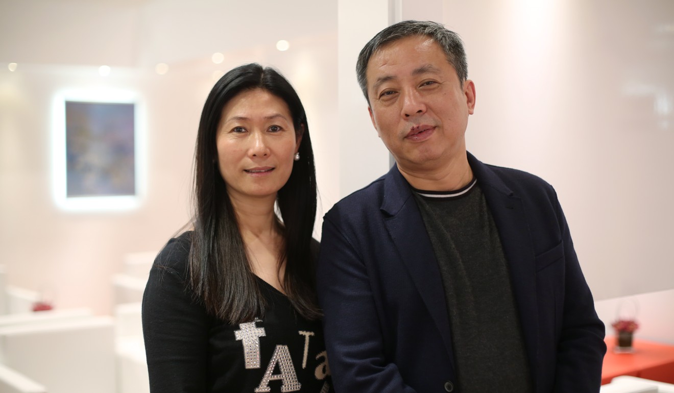 Wang Wei (left) and Liu Yiqian, owners of the Long Museum. Picture: SCMP
