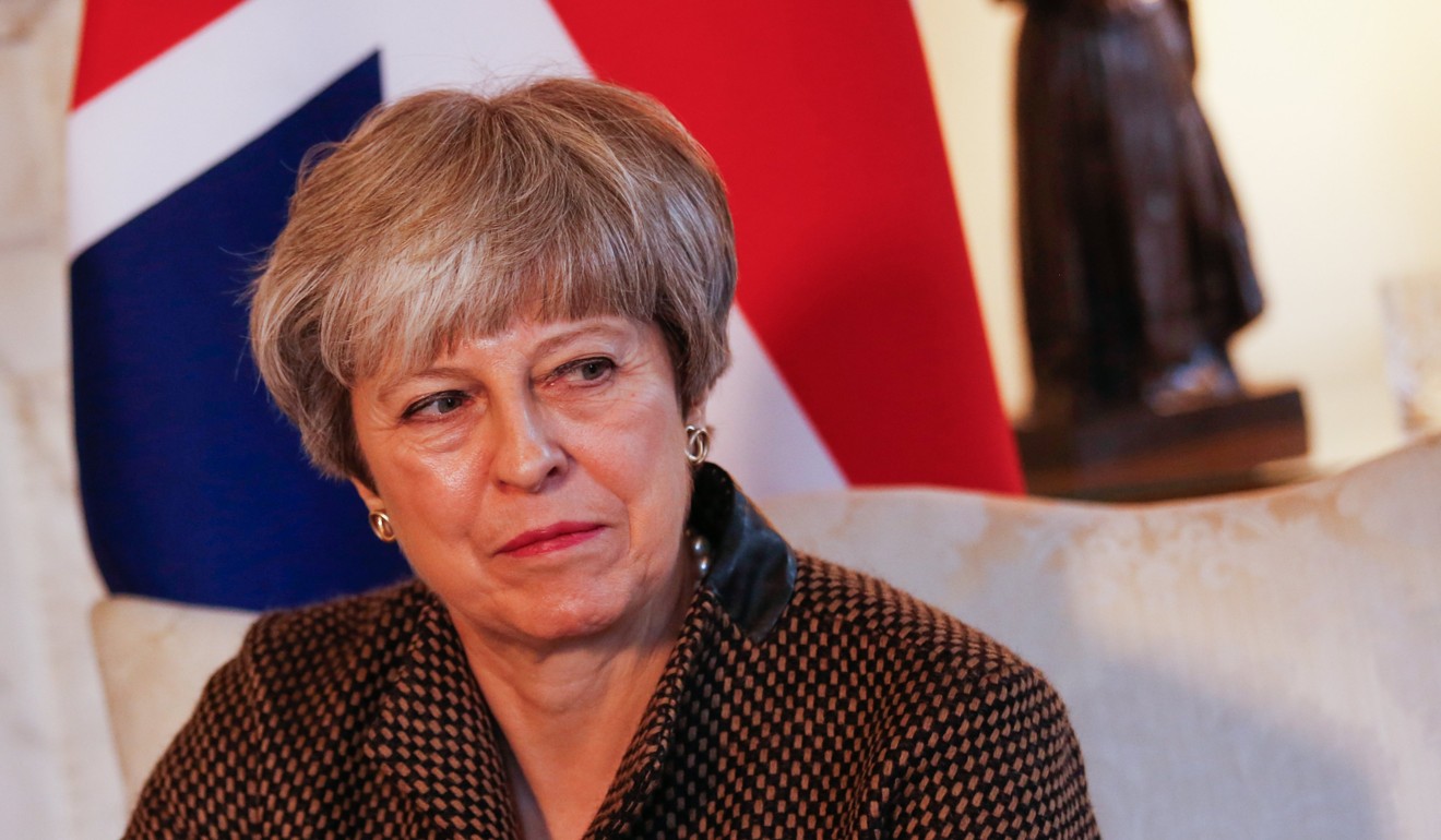 The British Prime Minister Theresa May. The report says EU leaders have been distracted from foreign policy by issues including Brexit and immigration. Photo: EPA