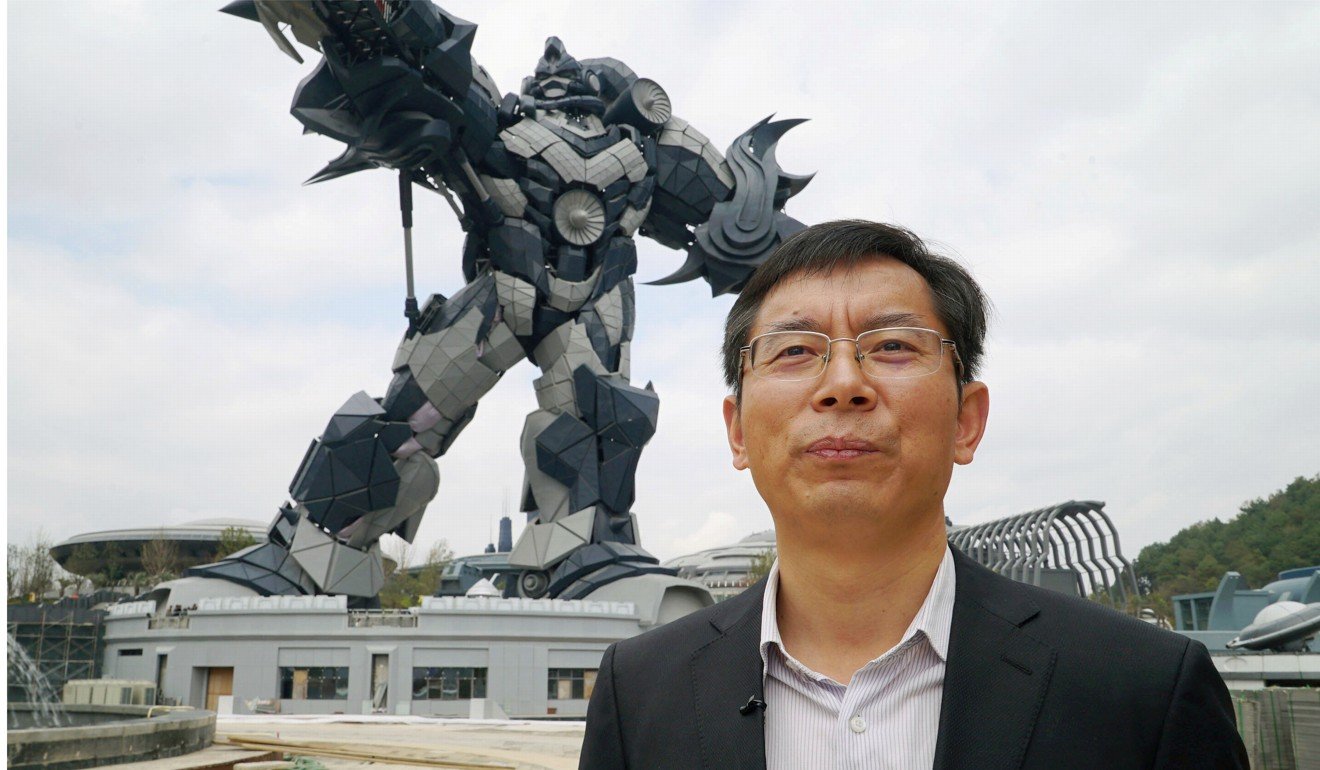 Chen Jianli, chief executive of Oriental Science Fiction Valley theme park. Photo: Reuters/Joseph Campbell