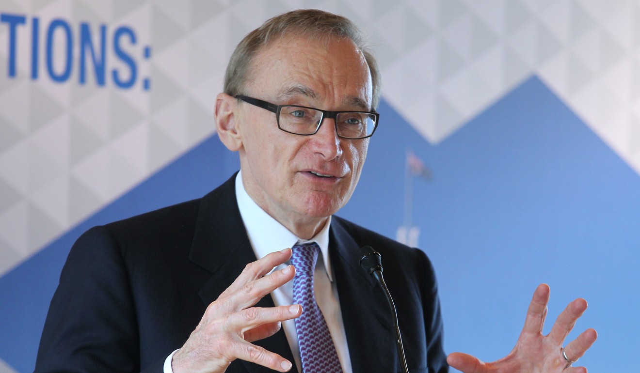 Bob Carr, Australia’s former foreign minister, says Australia should remain neutral and not be viewed as trying to “contain” China. Photo: Dickson Lee