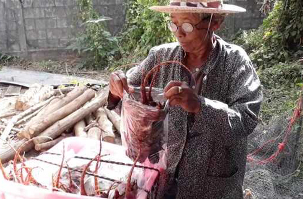 The grilled rats are packed in plastic bags before being displayed for sale. Photo: Bangkok Post