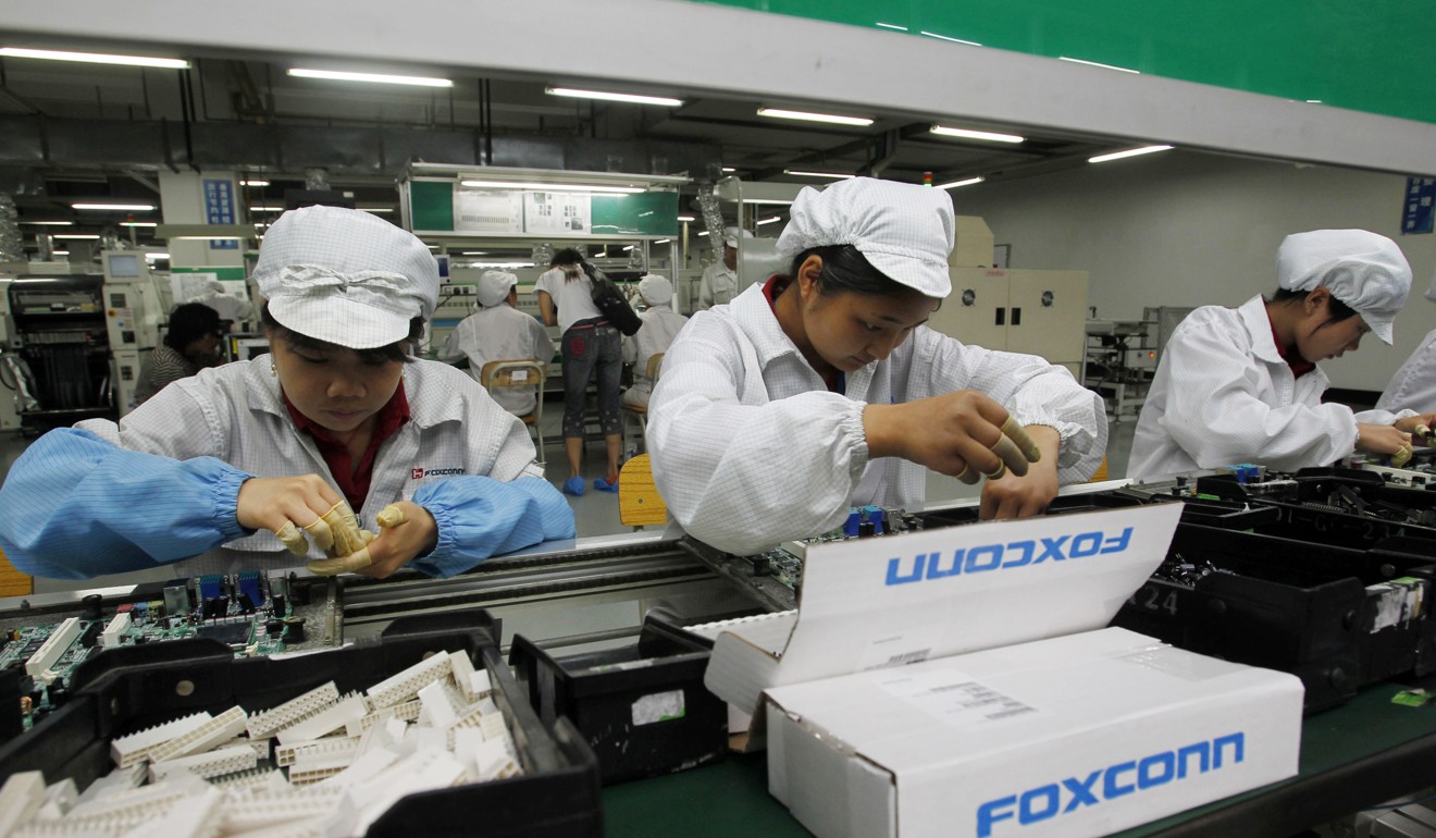 All major Apple products are assembled in China by various contract manufacturers, including main supplier Foxconn Technology Group. Photo: AP