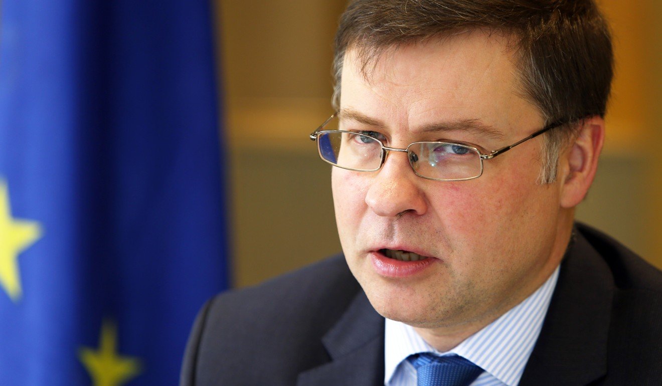 Valdis Dombrovskis, vice-president of the European Commission, said tax havens ‘will not disappear from our radar’. Photo: Xiaomei Chen
