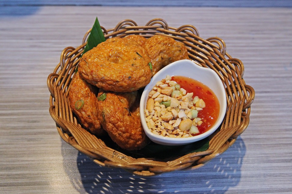 Fish cakes with home-made sweet chilli dipping sauce. Photo: Roy Issa