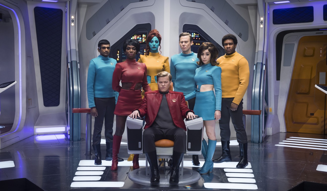A still from episode four of the upcoming Black Mirror season 4 called USS Callister.