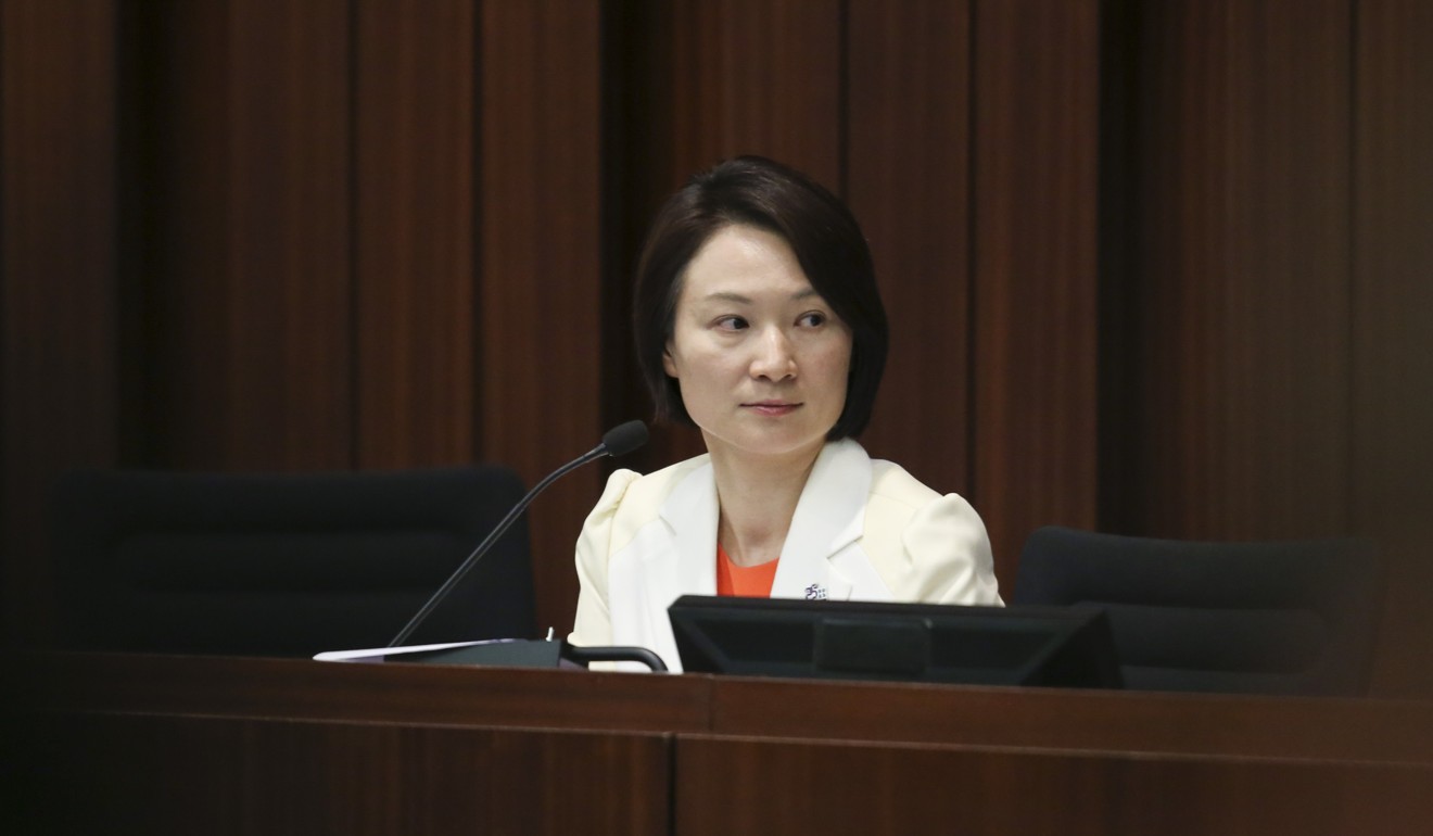Pan-dems lobbied Starry Lee for their motions to be given priority at next week’s meeting, but she has left the decision to Legco President Andrew Leung. Photo: David Wong