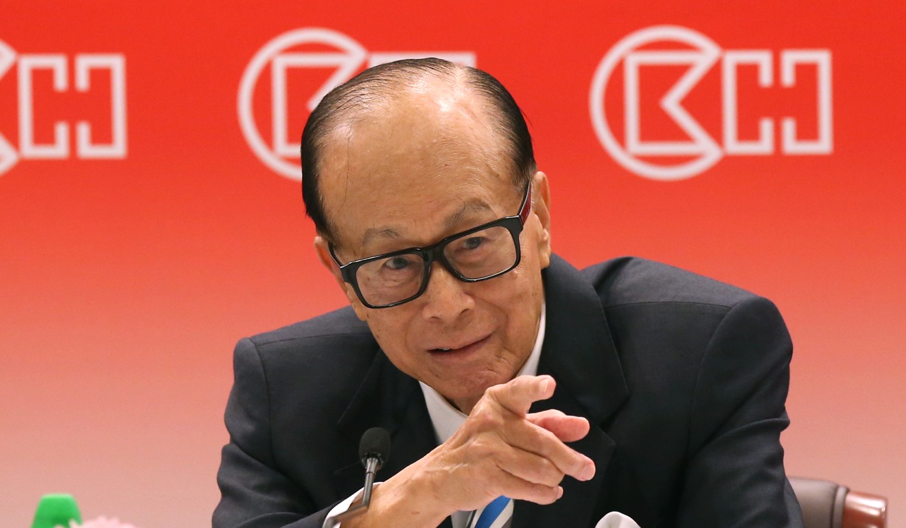 Hong Kong tycoon Li Ka-shing, the chairman of conglomerate CK Hutchison Holdings, has been making big bets on key technology start-ups through his private investment arm Horizons Ventures. Photo: K.Y. Cheng