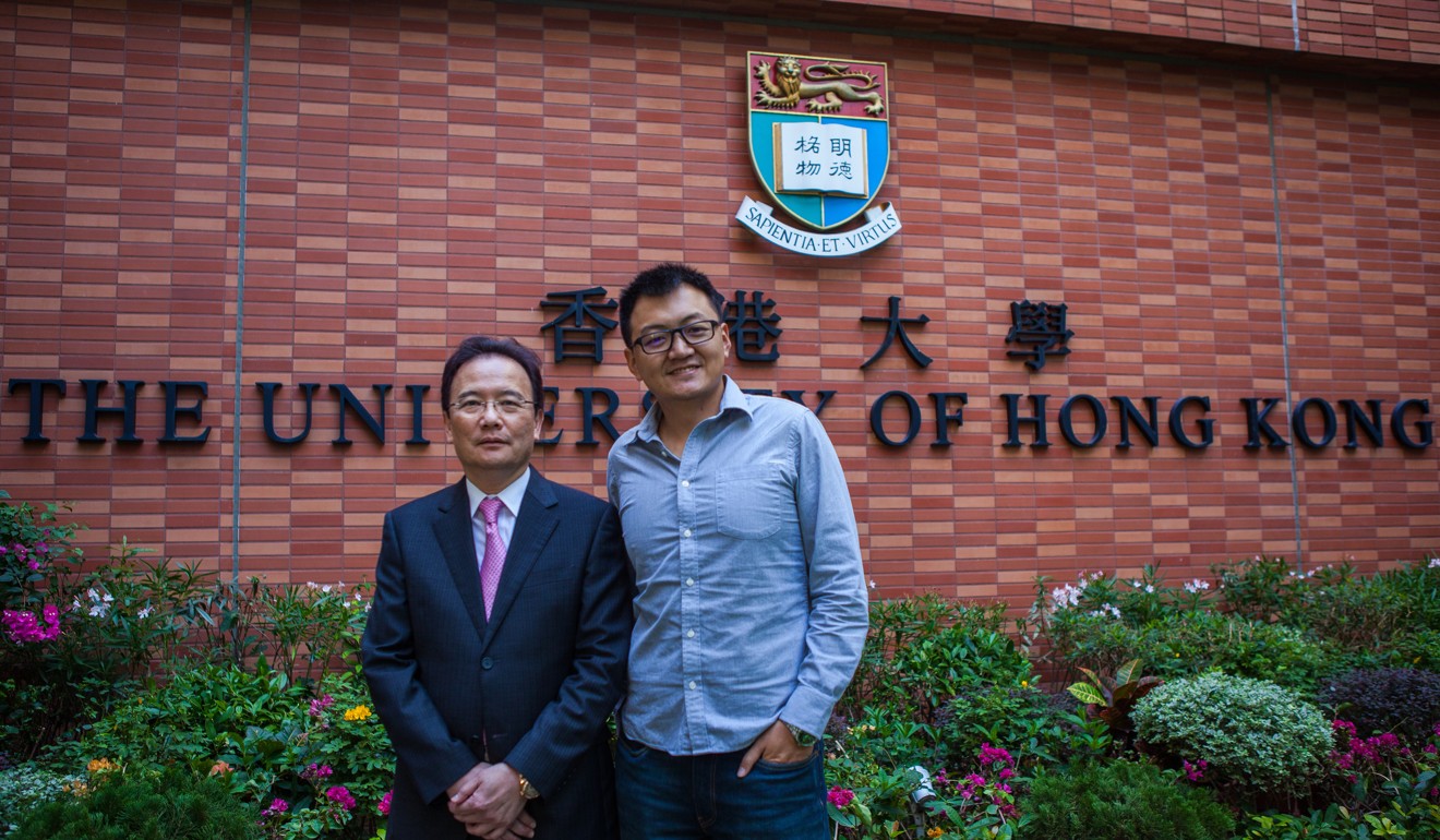 Fano Labs co-founders Victor Li (left), a professor at the University of Hong Kong, and Miles Wen, who serves as chief executive at the Ventures Horizons-backed artificial intelligence start-up. Photo: Handout