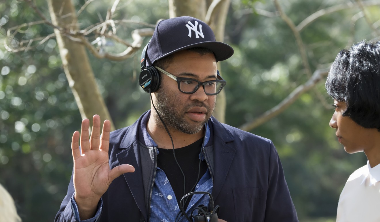 This image released by Universal Pictures shows director Jordan Peele on the set of Get Out. Peele failed to get a Golden Globe nomination for best director or screenplay for his critically acclaimed film on Monday. Photo: AP