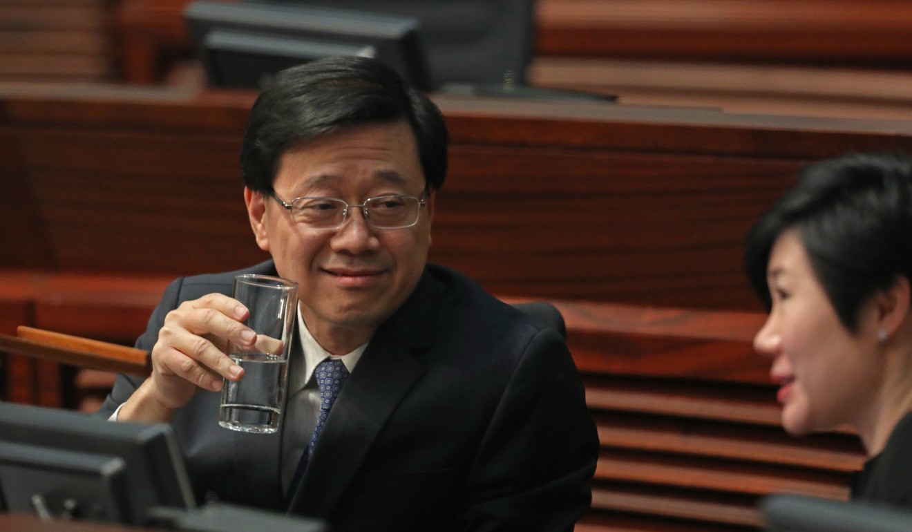 Secretary for Security, John Lee Ka-chiu. Photo: Sam Tsang