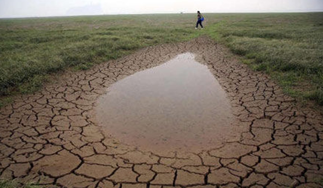 Environmentalists blame declining water levels in China’s Poyang Lake on illegal sand extraction. Photo: Handout