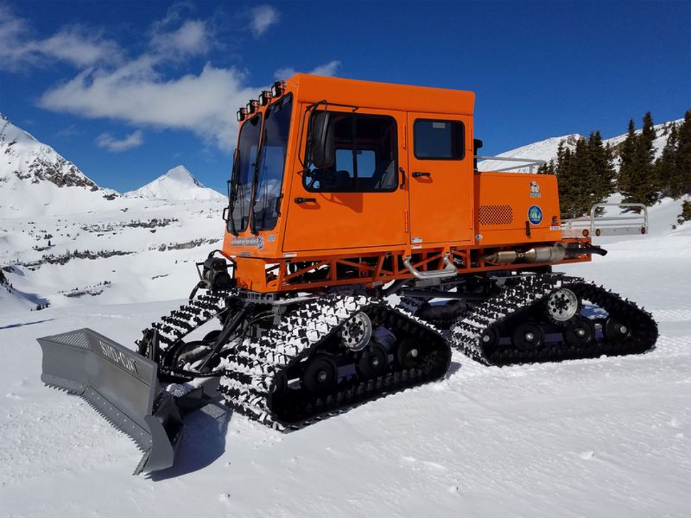 The 2000Xtra Lite seats four and will hit a top speed of 29km/h. Photo: Tucker Sno-Cat Corp.