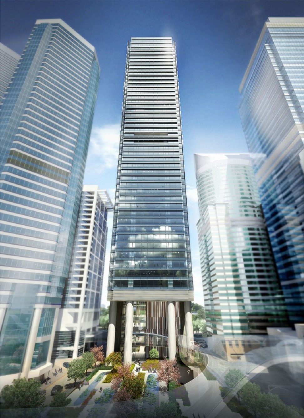 An artist’s impression of the Taikoo Place redevelopment in Quarry Bay. Photo: SCMP