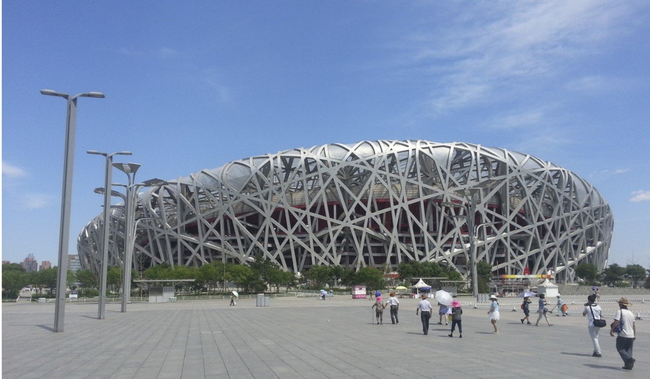 The National Stadium in Beijing, known as the “Bird’s Nest”, has become a tourist attraction in the capital. Photo: Handout