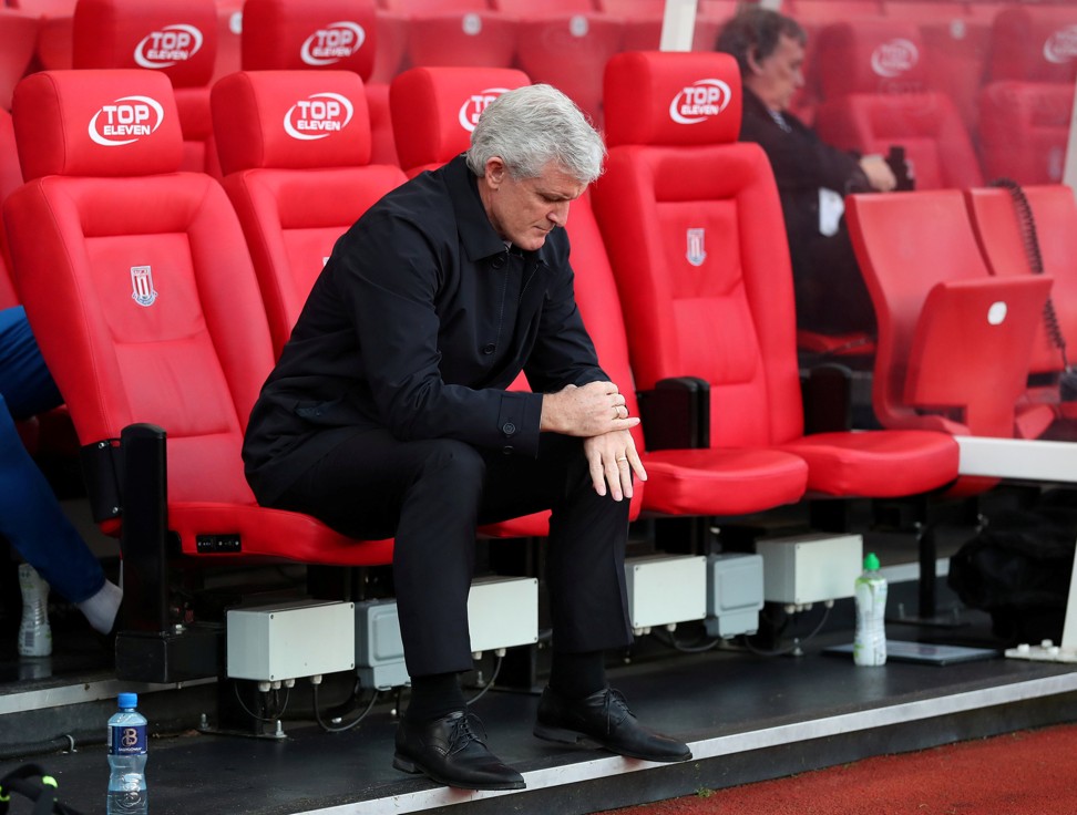 Hughes was in charge of Stoke for four-and-a-half years. Photo: Reuters