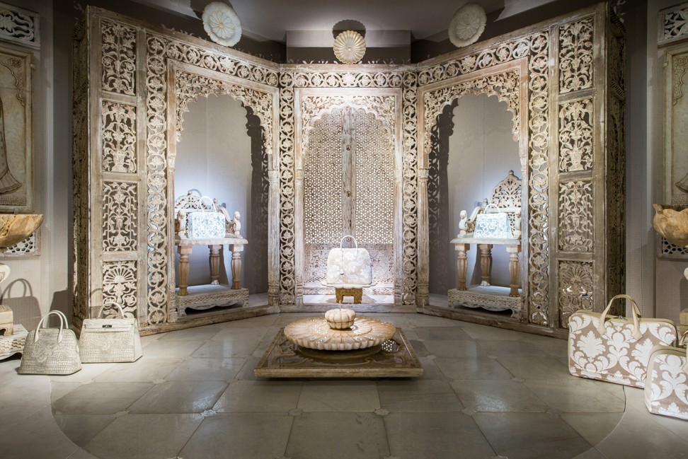 Hermes' latest window display is a crocheted underwater dream