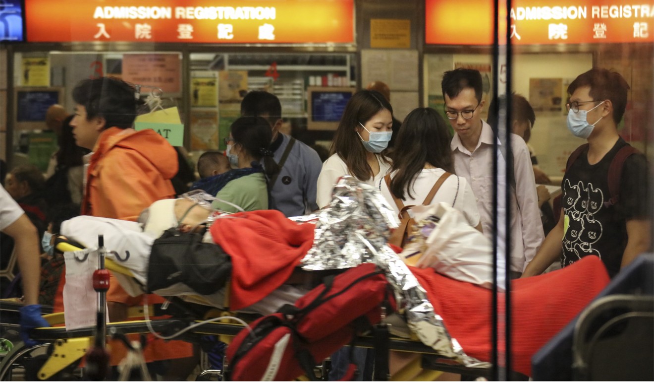 The accident and emergency room at Queen Elizabeth Hospital. Photo: Felix Wong