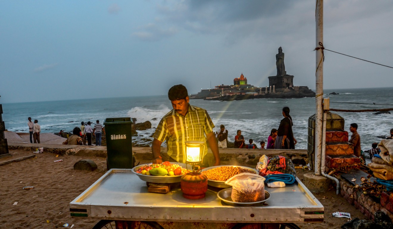 A food vendor in Kanyakumari, Tamil Nadu. Picture: Alamy