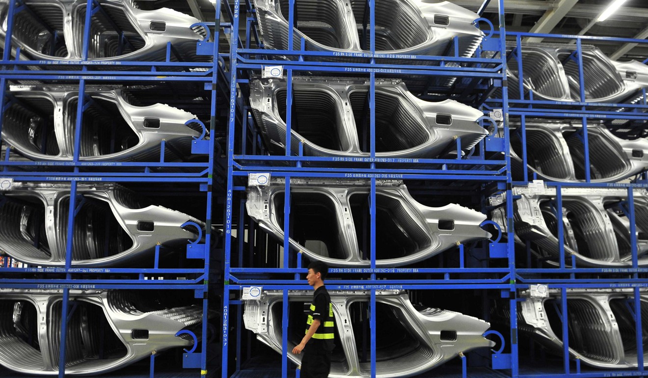 A BMW factory in Shenyang, China’s Liaoning province. The German carmaker has revolutionised the car buying experience with its iVisualiser, an augmented reality tool. Photo: Reuters